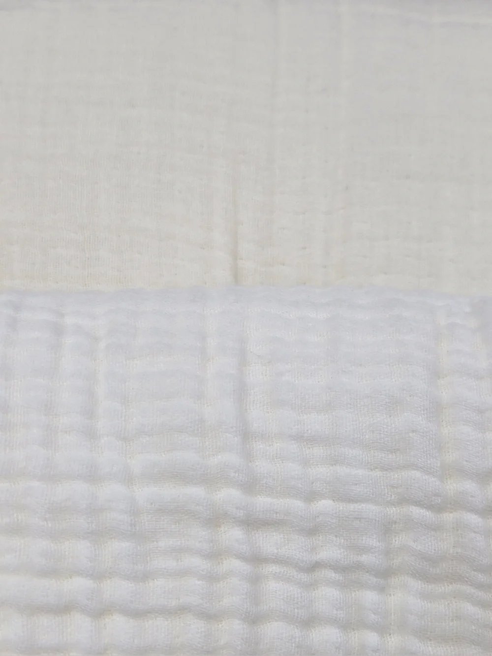 NWT QUINCE Organic Cotton Gauze Dream Quilt Set King/Cal King Ivory 0716